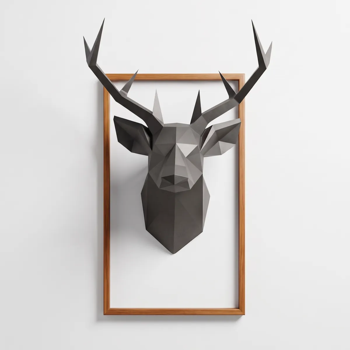 Geometric Deer Head